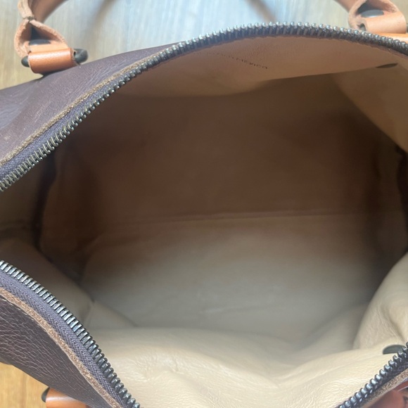 Love 41 - Medium Tumbled Leather Duffle Purse - Picture 5 of 5